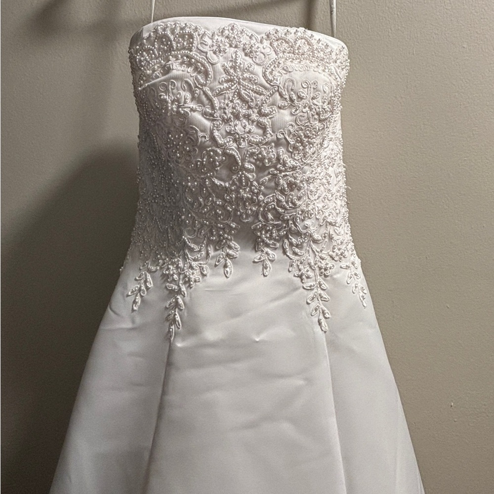 Vintage Oleg Cassini David's Bridal Wedding Dress
